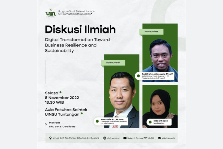 Diskusi Ilmiah Program Studi Sistem Informasi Tahun 2022
