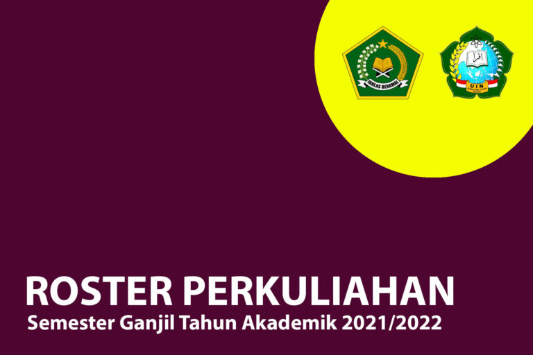 Roster Perkuliahan Prodi Sistem Informasi Semester Ganjil TA 2021-2022