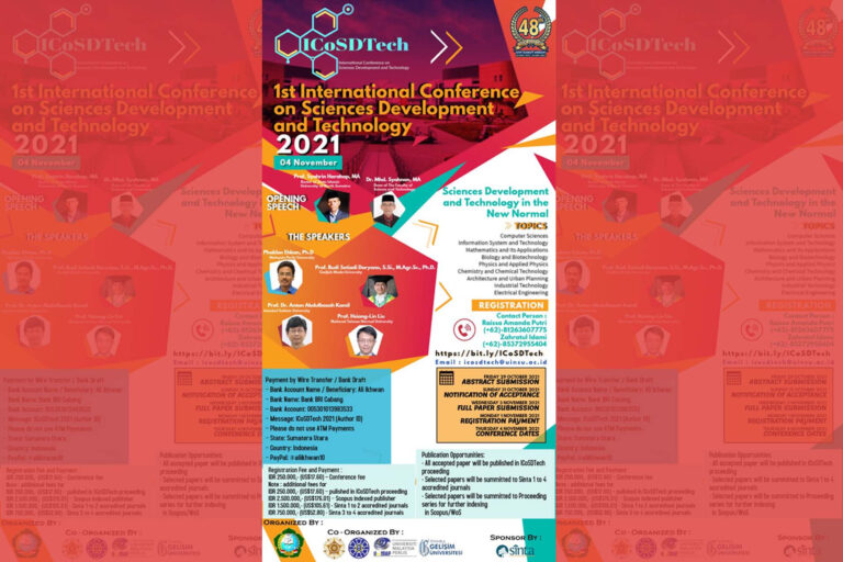 1st INTERNATIONAL CONFERENCE : ICoSDTech